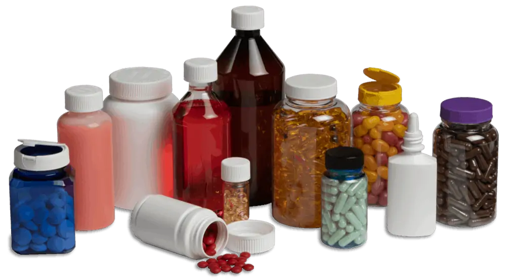 Sample Pack - Child Resistant Pop Top Bottles & Container