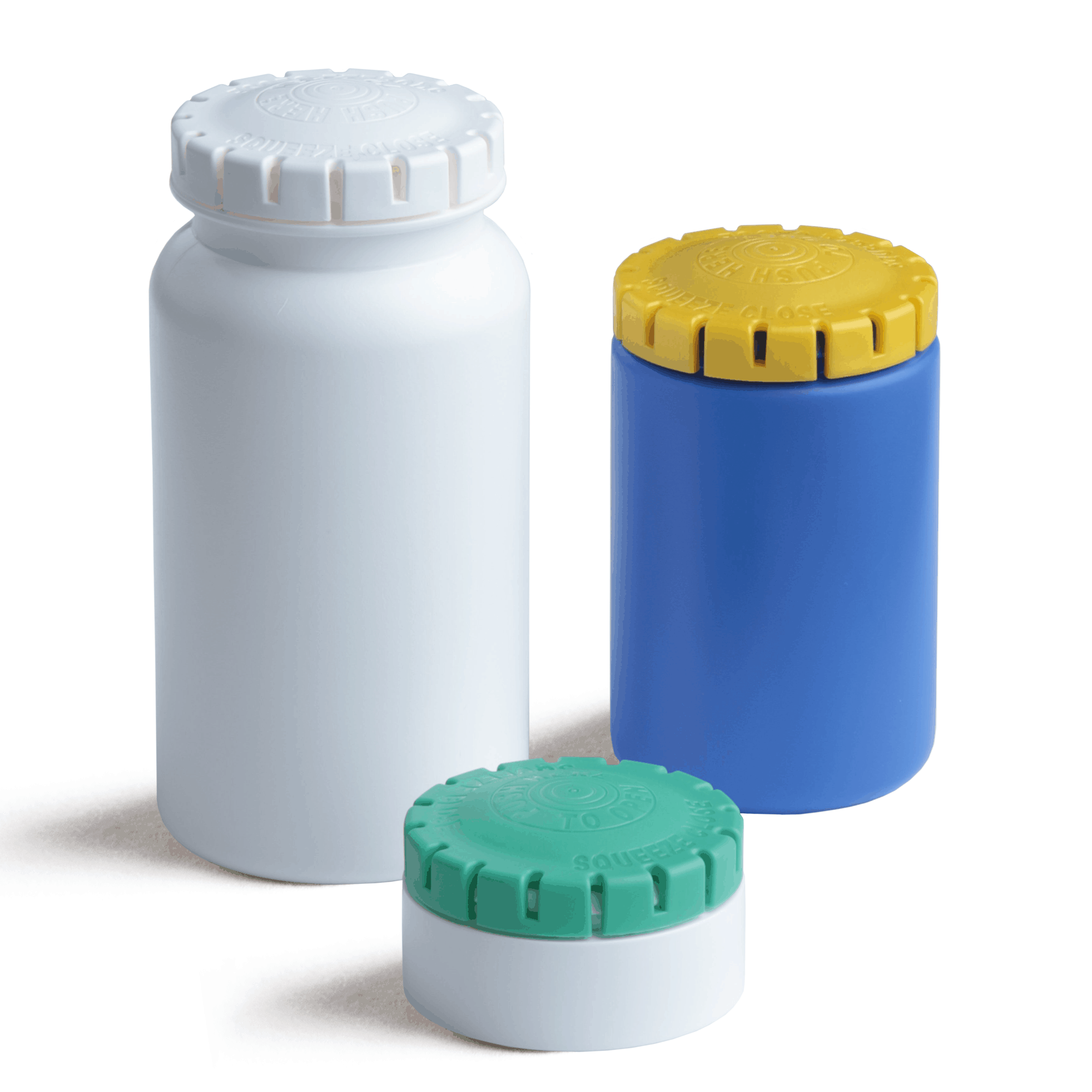 childproof prescription bottle organizer plastic medicine