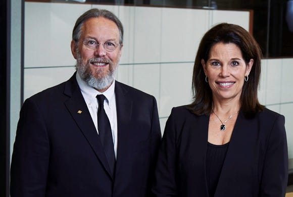 Rick Biesecker, CEO of Drug Plastics and Lissa Biesecker Longacre, President of Drug Plastics