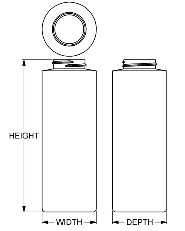 12 oz Wide-Mouth Cylinder