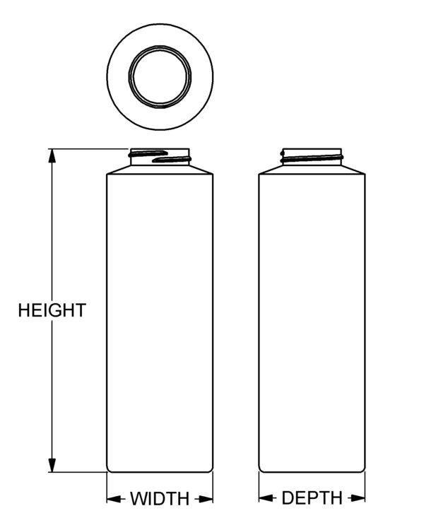 16 oz Wide-Mouth Cylinder