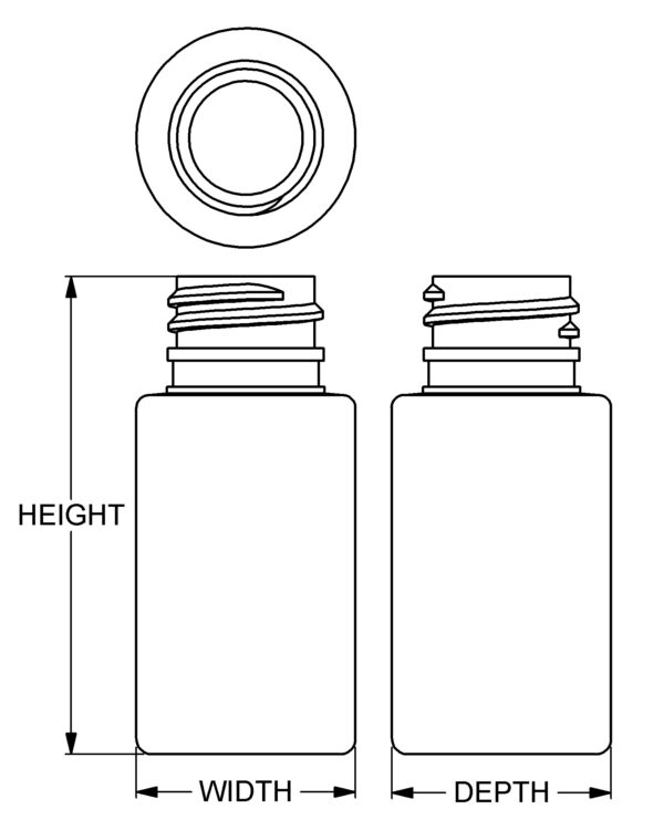 20 ml Cylindrical Vial