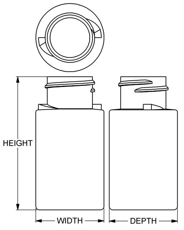 60 cc Pharmaceutical Cylinder