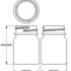 30 cc Contemporary Series Wide-Mouth Round