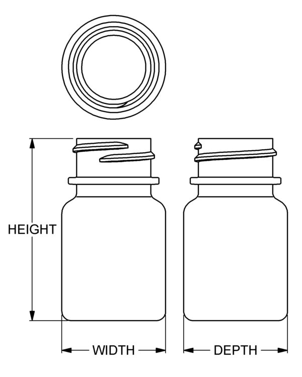 30 cc Classic Series Wide-Mouth Round