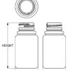 60 cc Classic Series Wide-Mouth Round