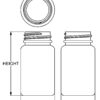 60 cc Classic Series Wide-Mouth Round