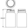 100 cc Classic Series Wide-Mouth Round