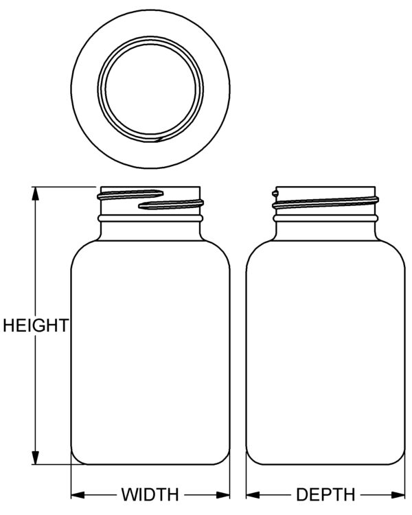 175 cc Classic Series Wide-Mouth Round