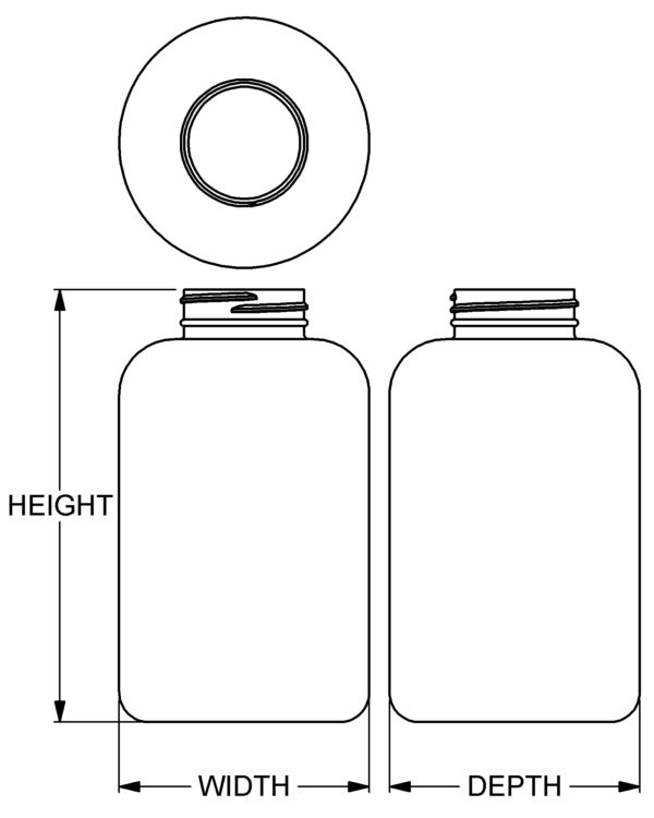 625 cc Classic Series Wide-Mouth Round