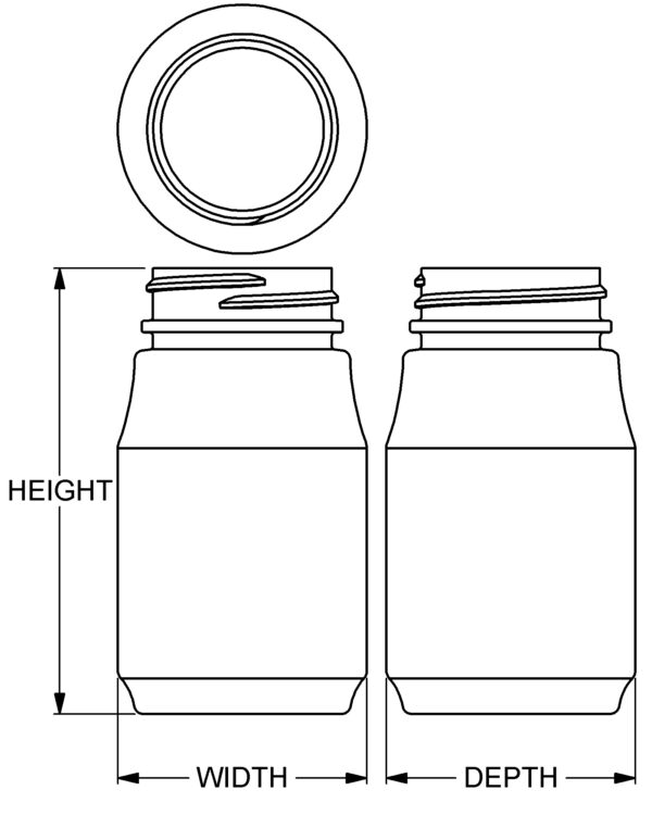 100 cc Apothecary Round