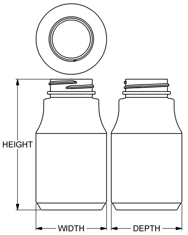 200 cc Apothecary Round