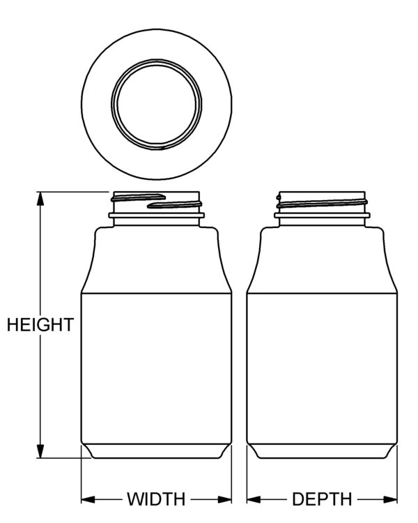 400 cc Apothecary Round