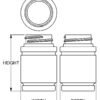 50 cc Ionic Round