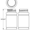100 cc Ionic Round