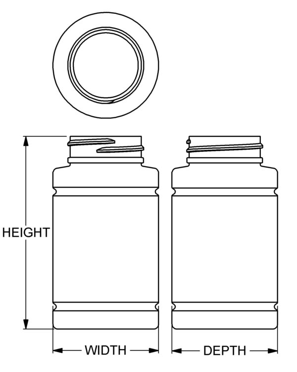 150 cc Ionic Round