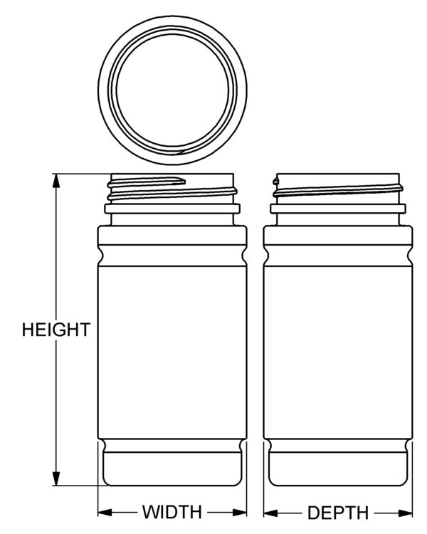 175 cc Ionic Round