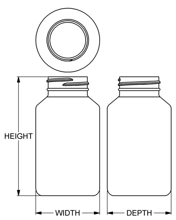 200 cc Modern Round