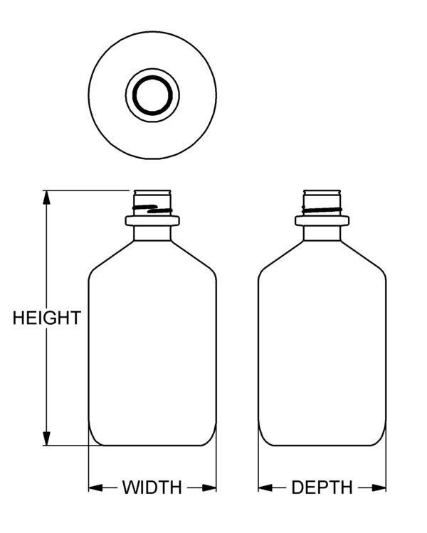 64 oz Modern Boston Round