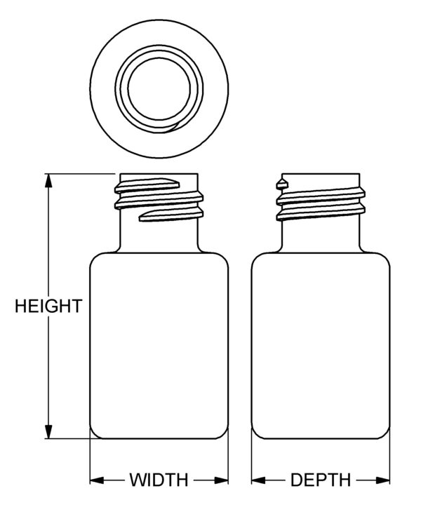 13 ml Boston Round