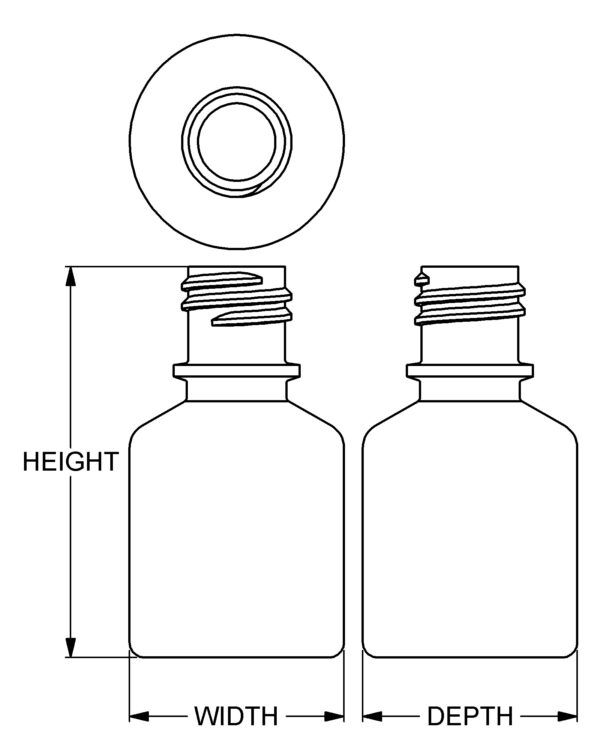 25 ml Boston Round