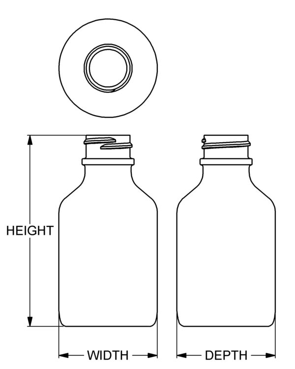 100 ml Boston Round