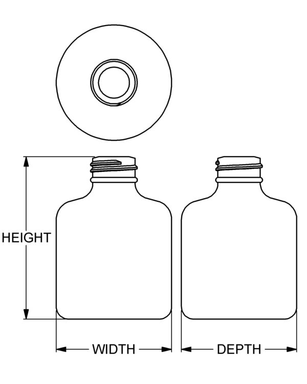 120 ml Boston Round