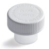 38 mm SecuRx® 15ml Dosage Cap™ with Ribbed Side Text Top