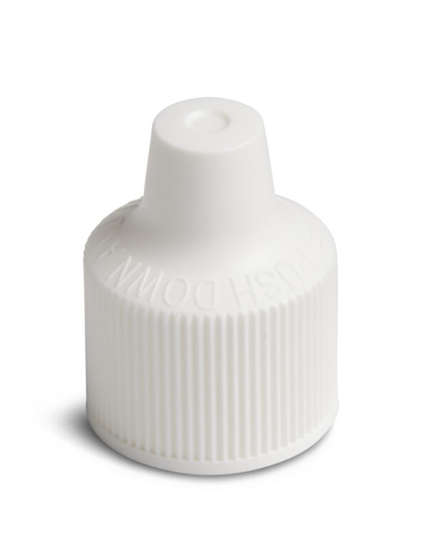 15 mm SecuRx® Ribbed Side Text Top Dropper Tip CRC