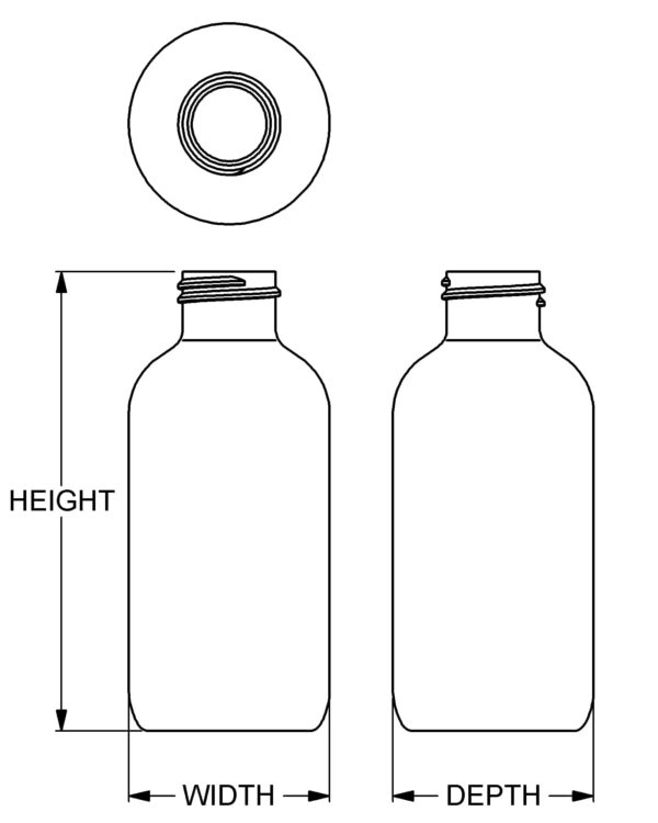 100 ml Boston Round