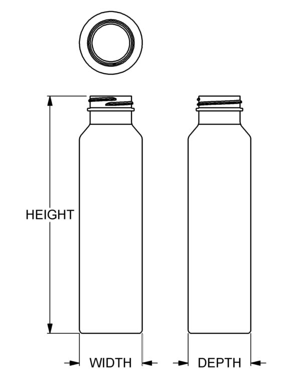 12 oz Wide-Mouth Cylinder