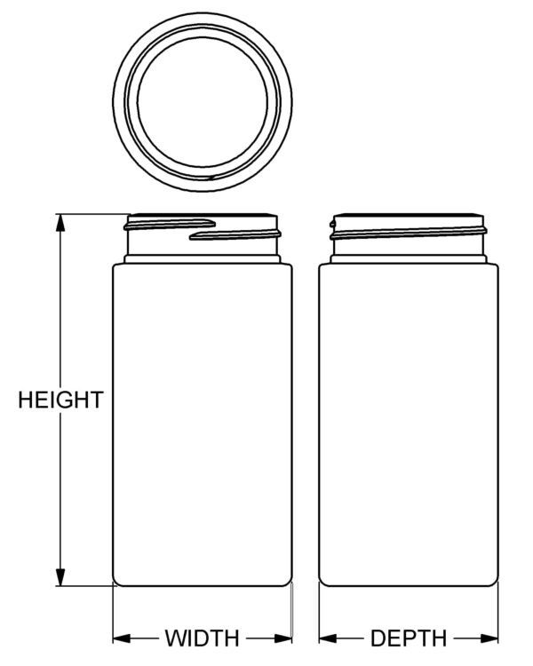 250 cc Wide-Mouth Cylinder