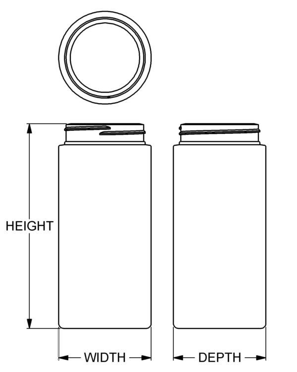 500 cc Wide-Mouth Cylinder