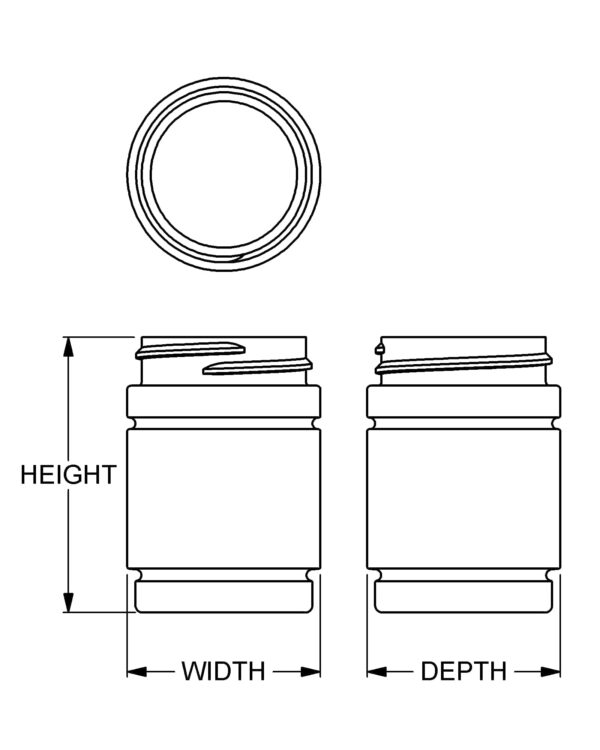 57 cc Ionic Round