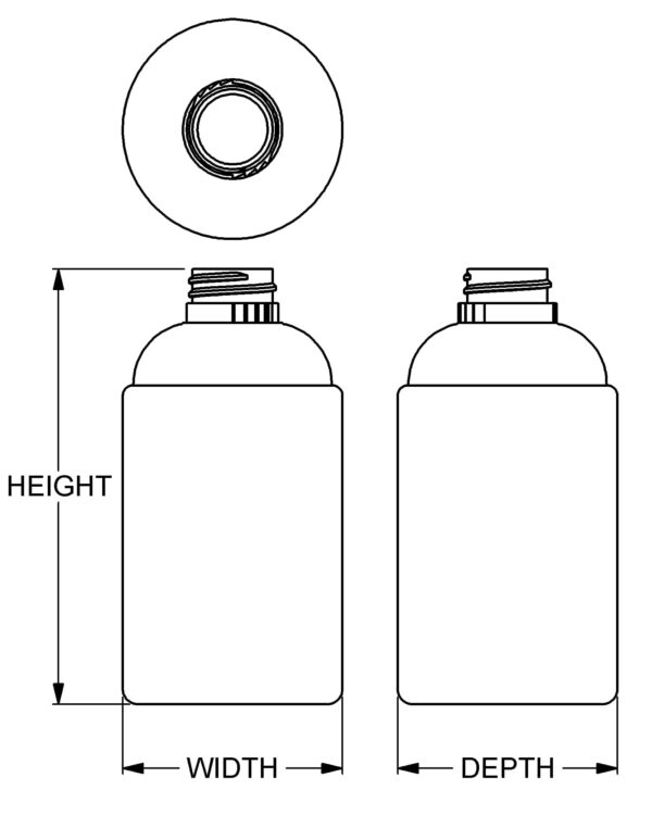 12 oz Adina® Round